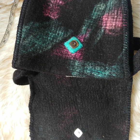 Heartfelt Creations Women Multicolor Hand Bag Satchel Purse Tote - Picture 4 of 9